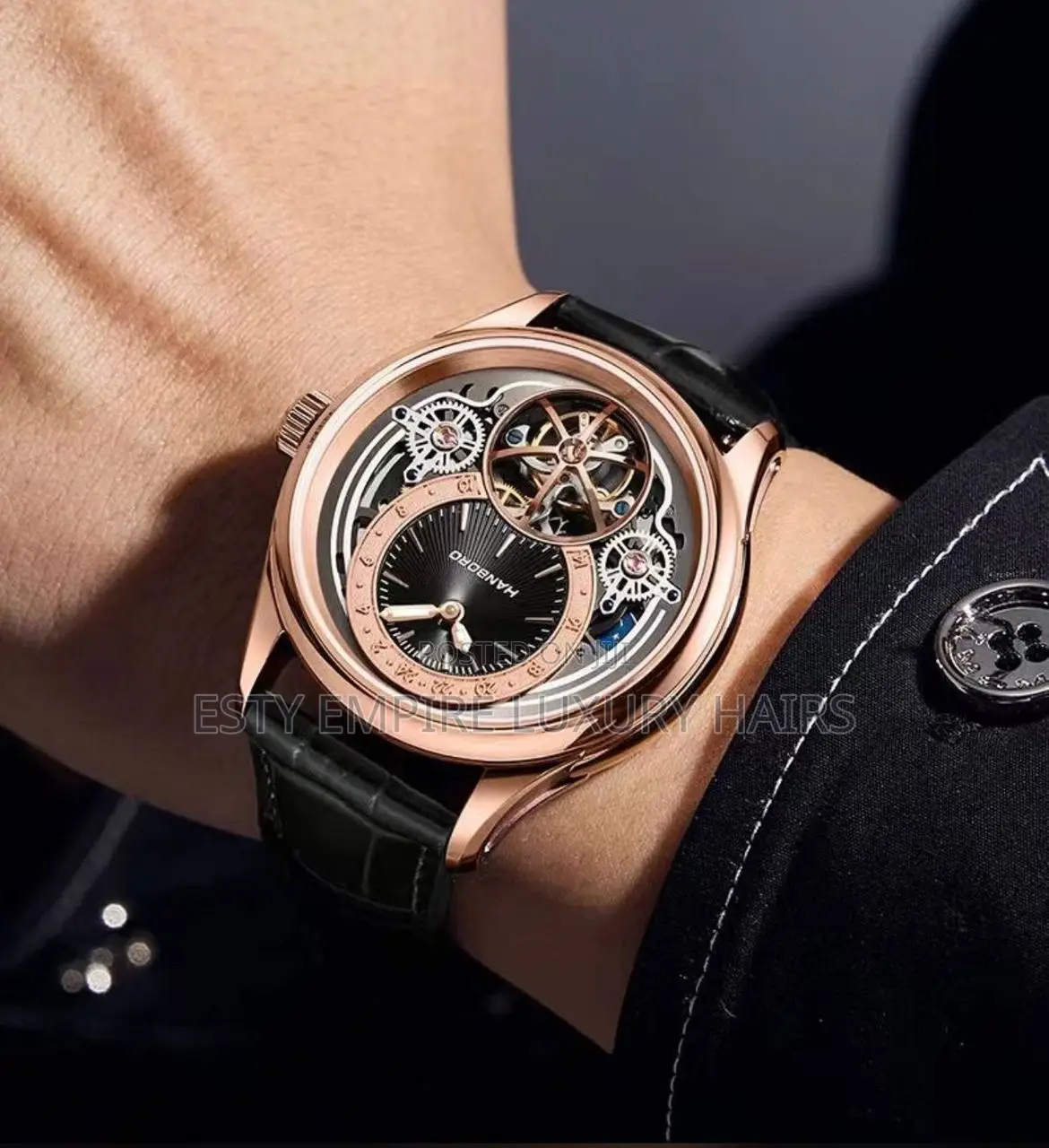 High Quality Luxury Hanboro Men Wristwatch