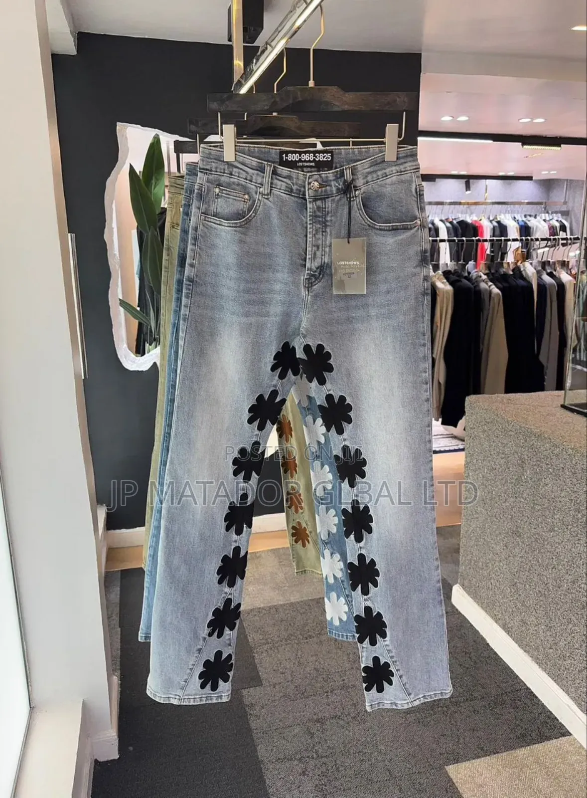 3d Print Jeans Trousers