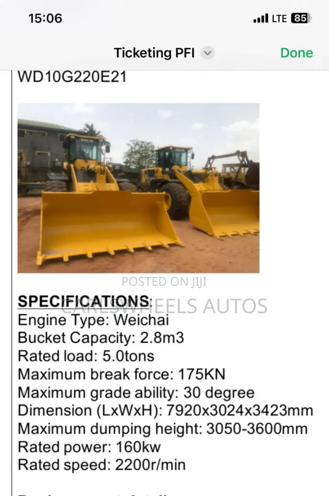 Brand New Volvo SDLG Wheel Loader