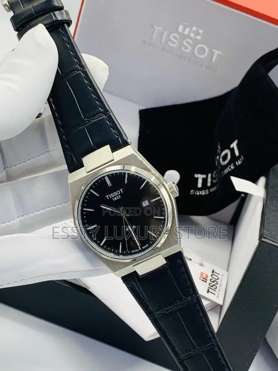 Tissot Quality Luxury Men Leather Wristwatche