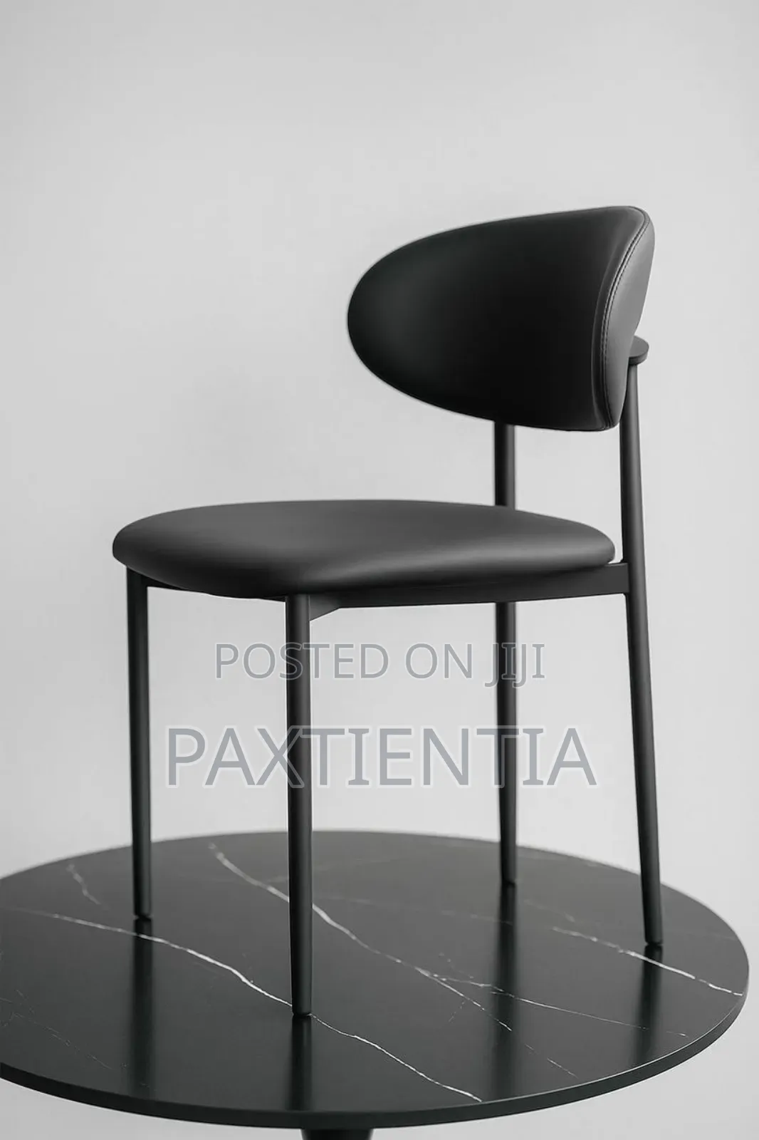 Modern Minimalist Black Dining Chair