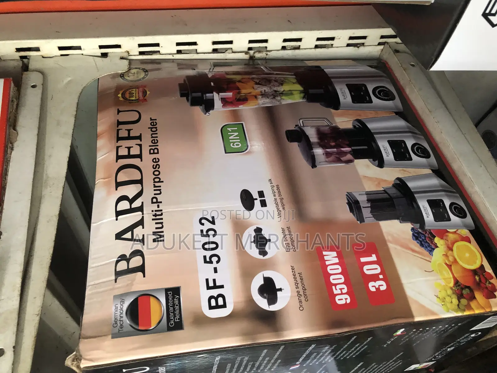 9500w 3.0l 6in1 Bardefu Multipurpose Blender