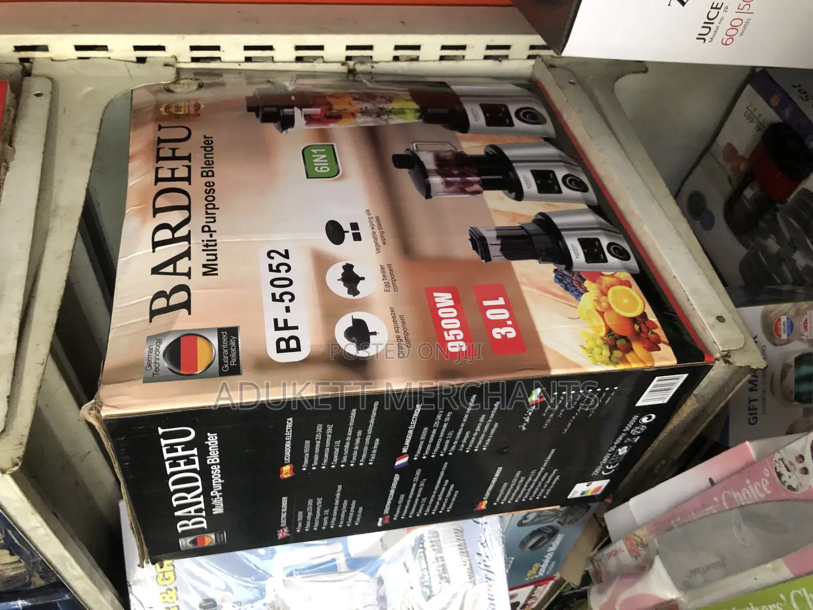 9500w 3.0l 6in1 Bardefu Multipurpose Blender