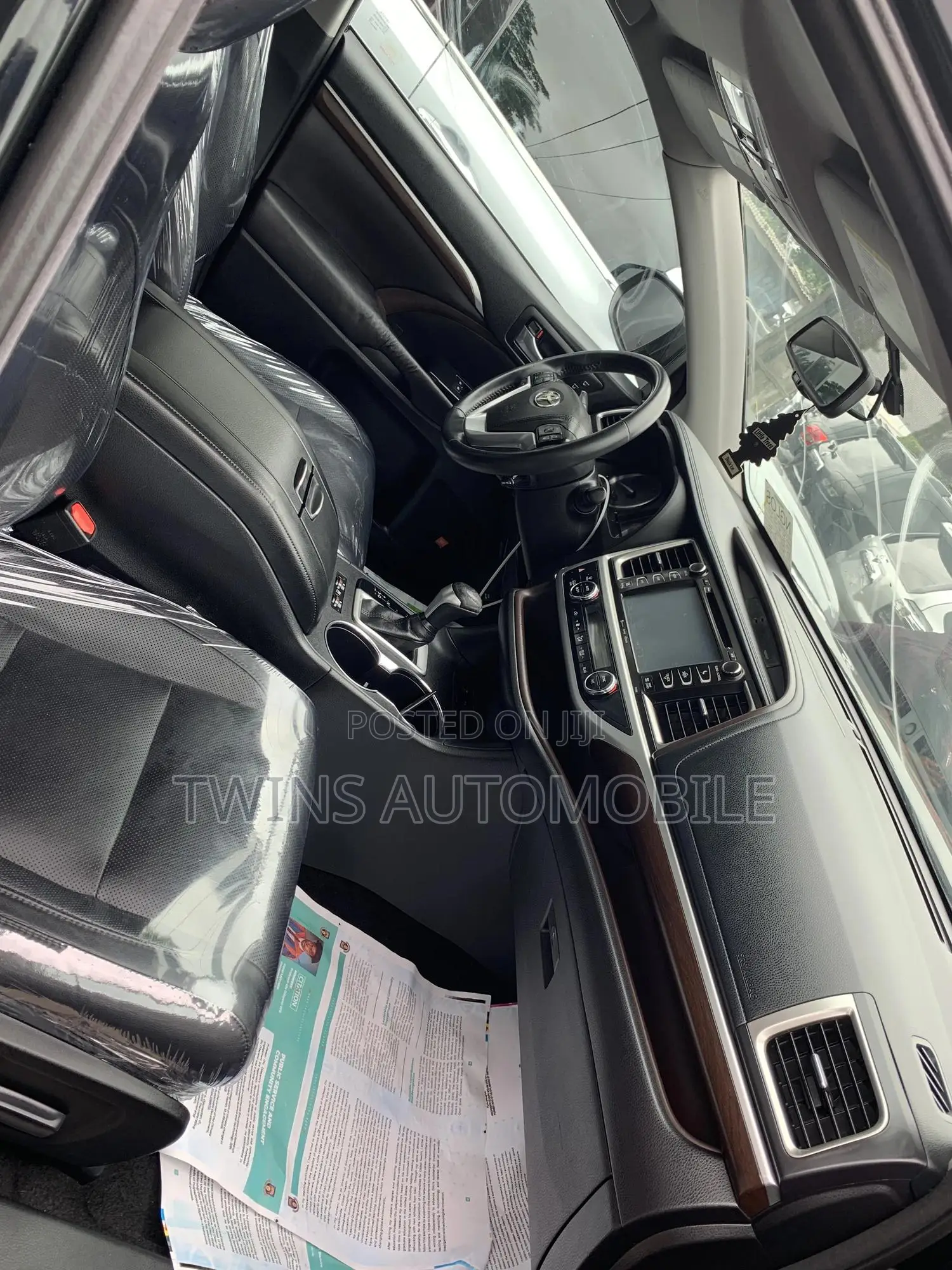 Toyota Highlander Limited V6 4x4 (3.5L 6cyl 6A) 2016 Black