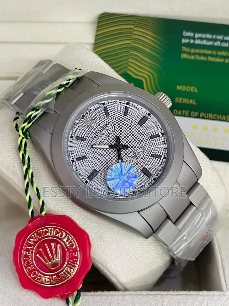 Rolex Quality Luxury Men Chain Strap Wristwatch