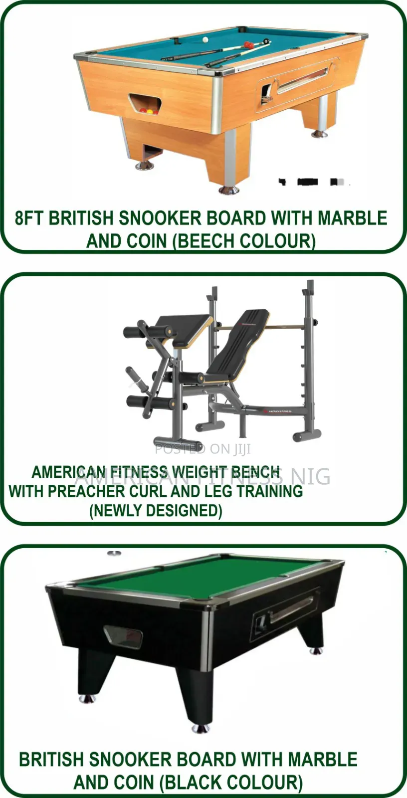 British Snooker Board With Marble And Coin