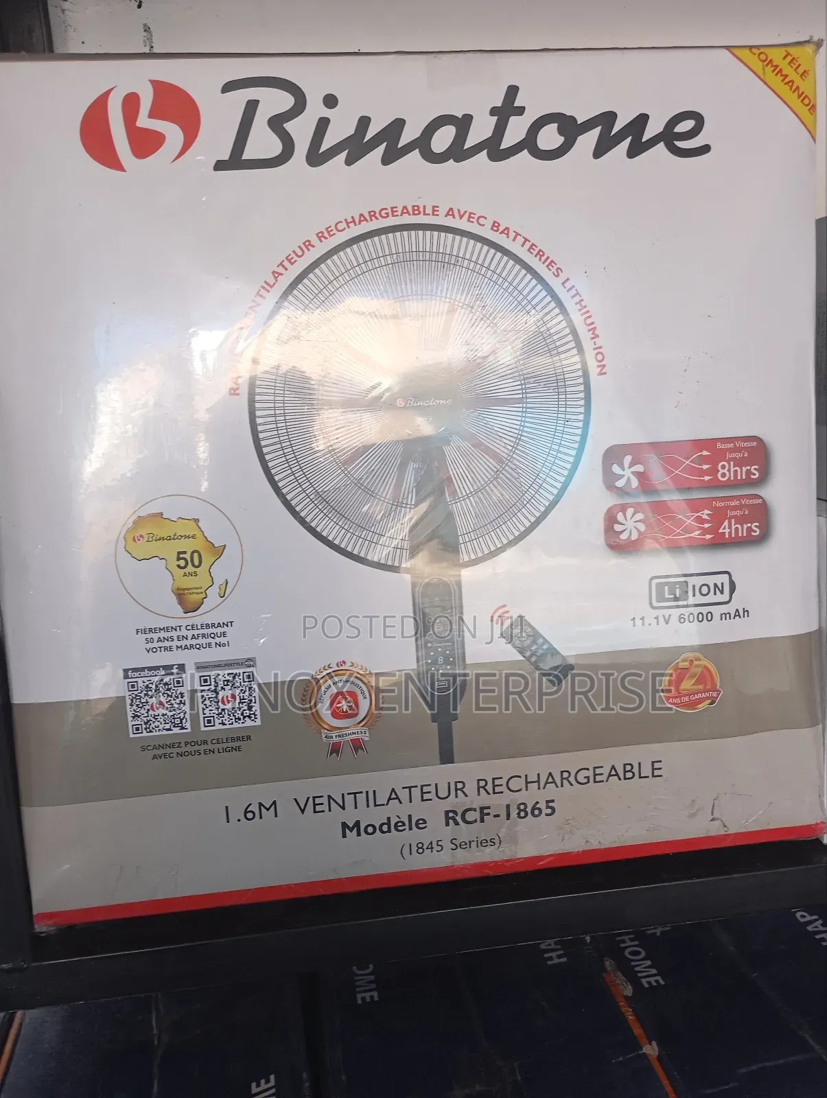 Rechargeable Fan