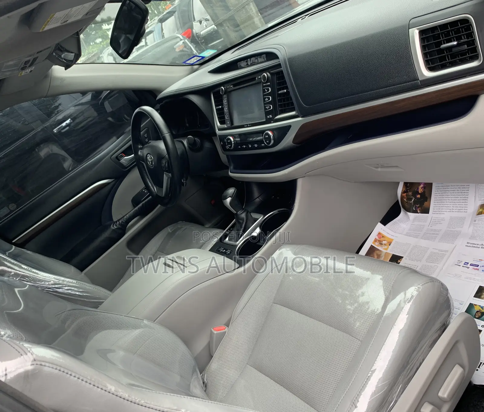 Toyota Highlander Limited V6 4x4 (3.5L 6cyl 6A) 2016 Silver