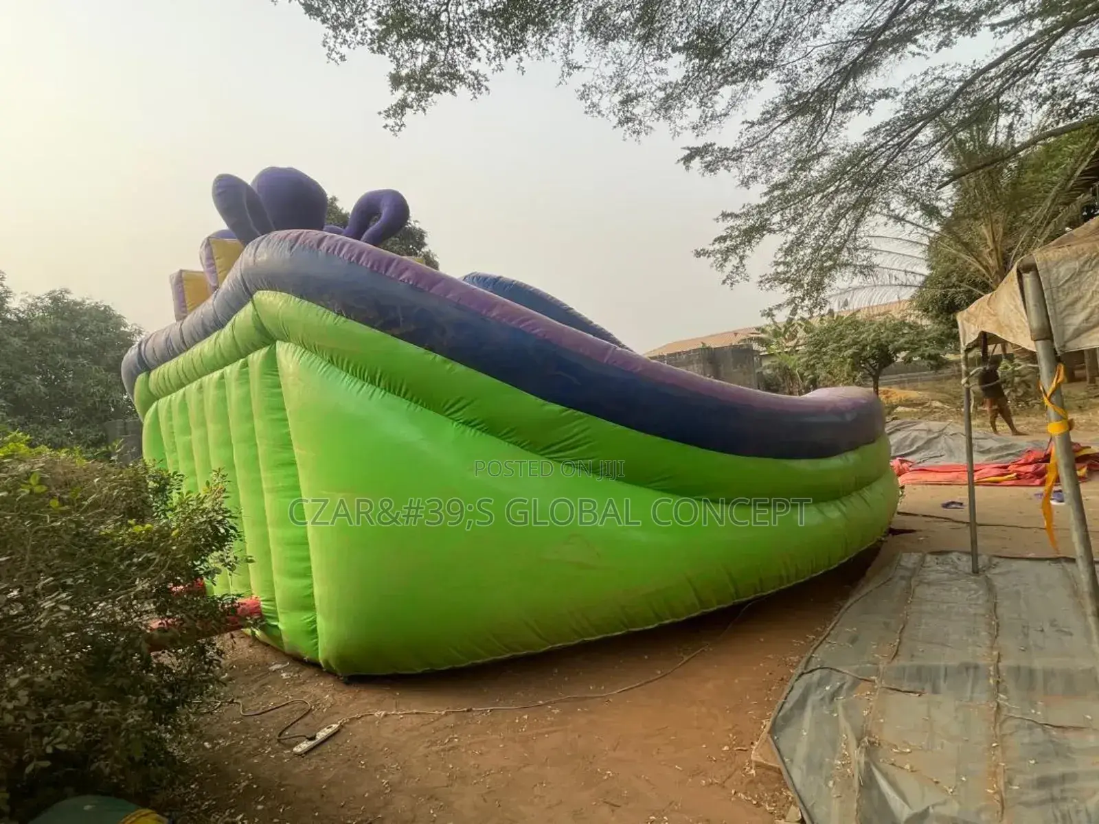 Octopus Children Bouncing Castle With Slides