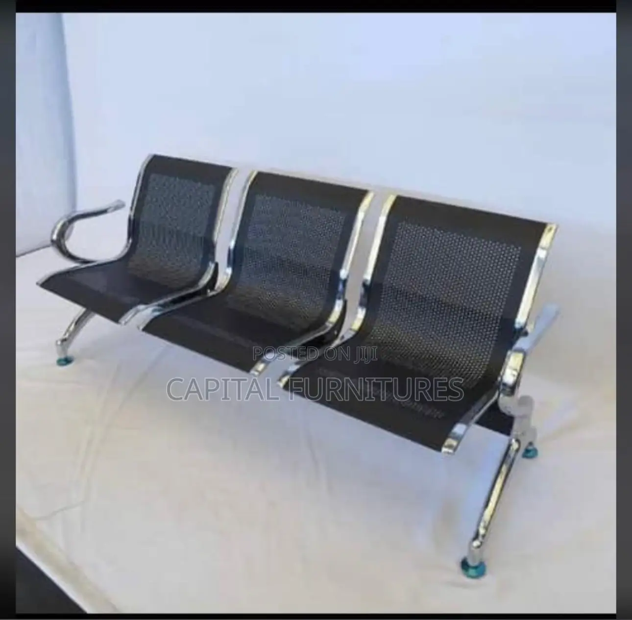 Office/Airport Metal Chair by 3 Seater