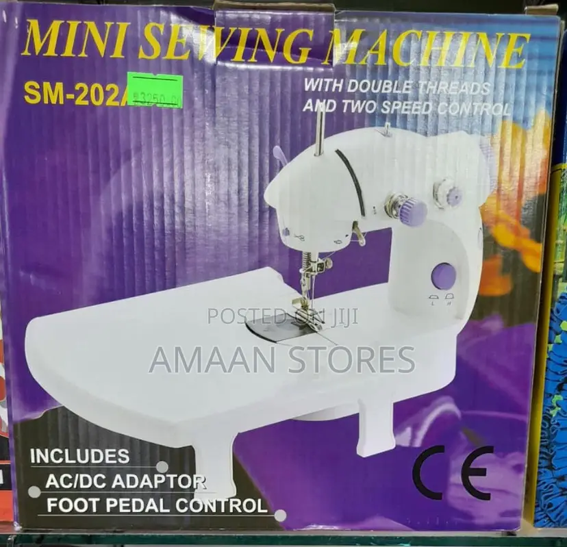 Mini Sewing Machine With Foot Pedal – 2 Speed, Double Thread