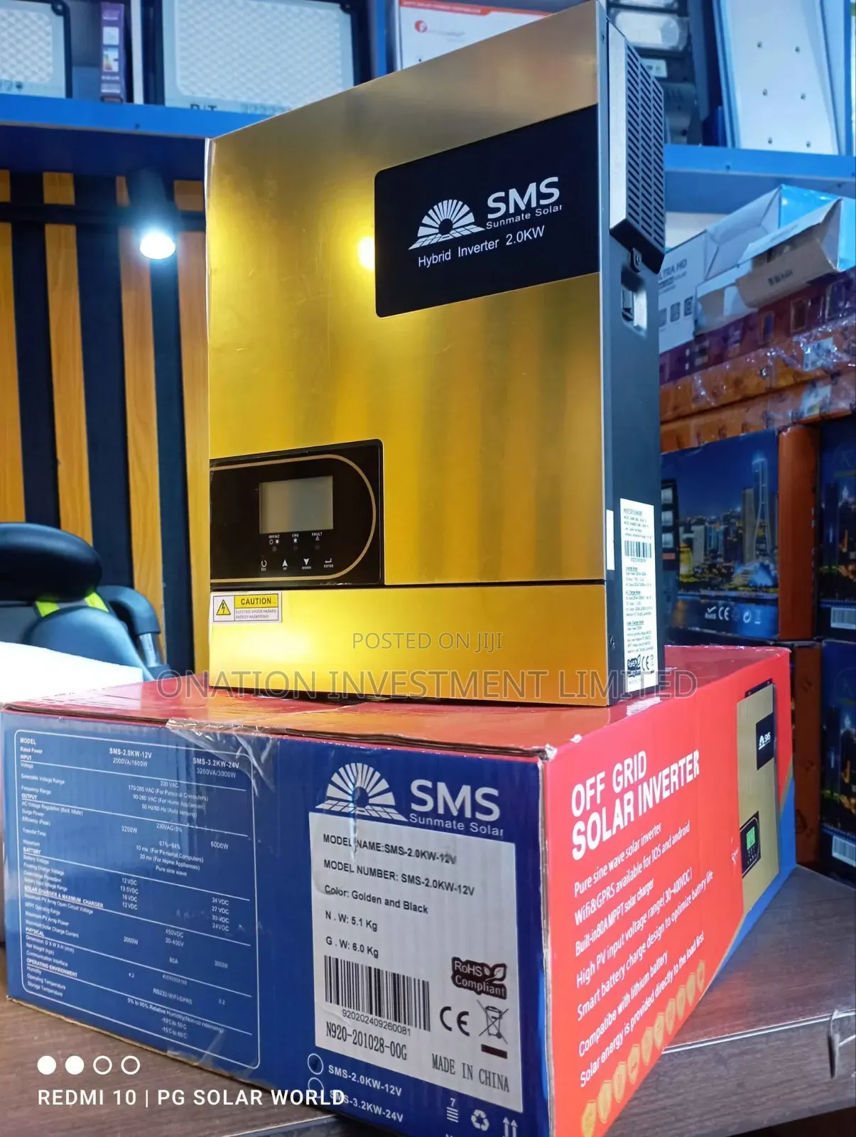 2kva 12v SMS Hybrid Inverter