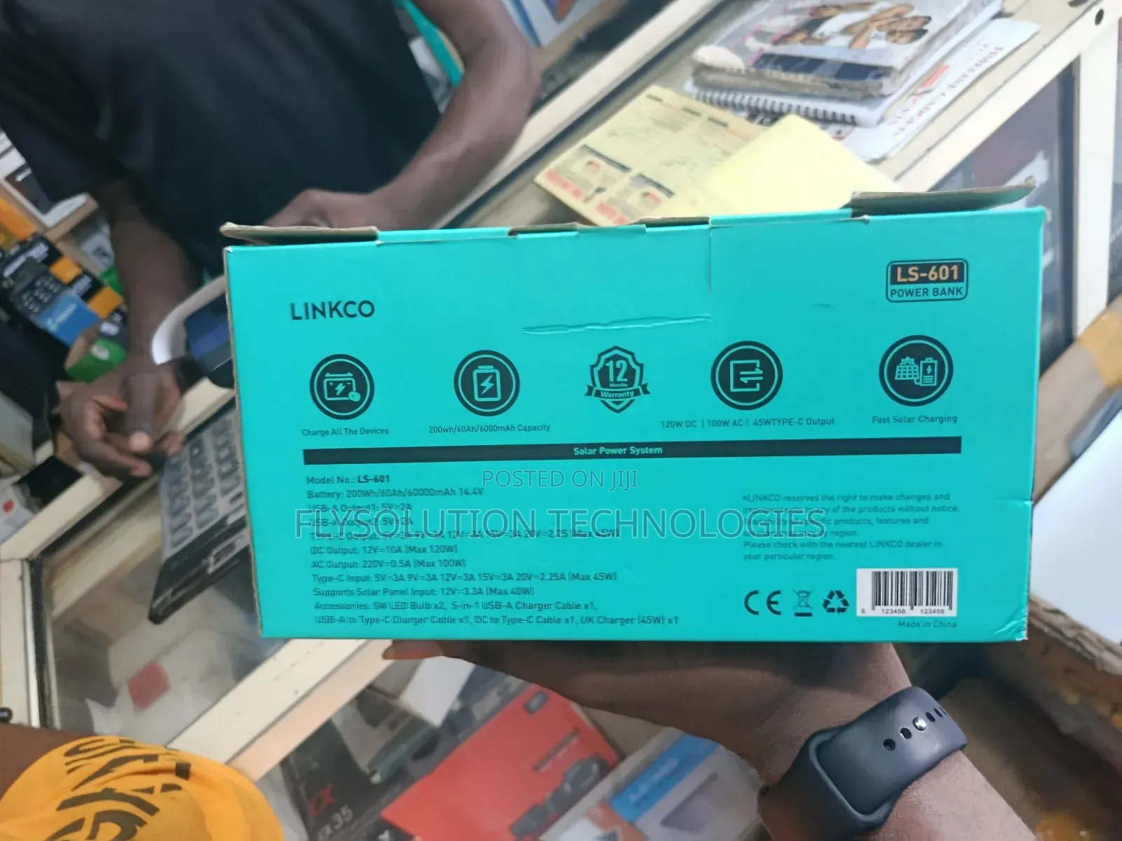 Linkco 200w Ls-601 Mini Power Station Laptop Power Bank
