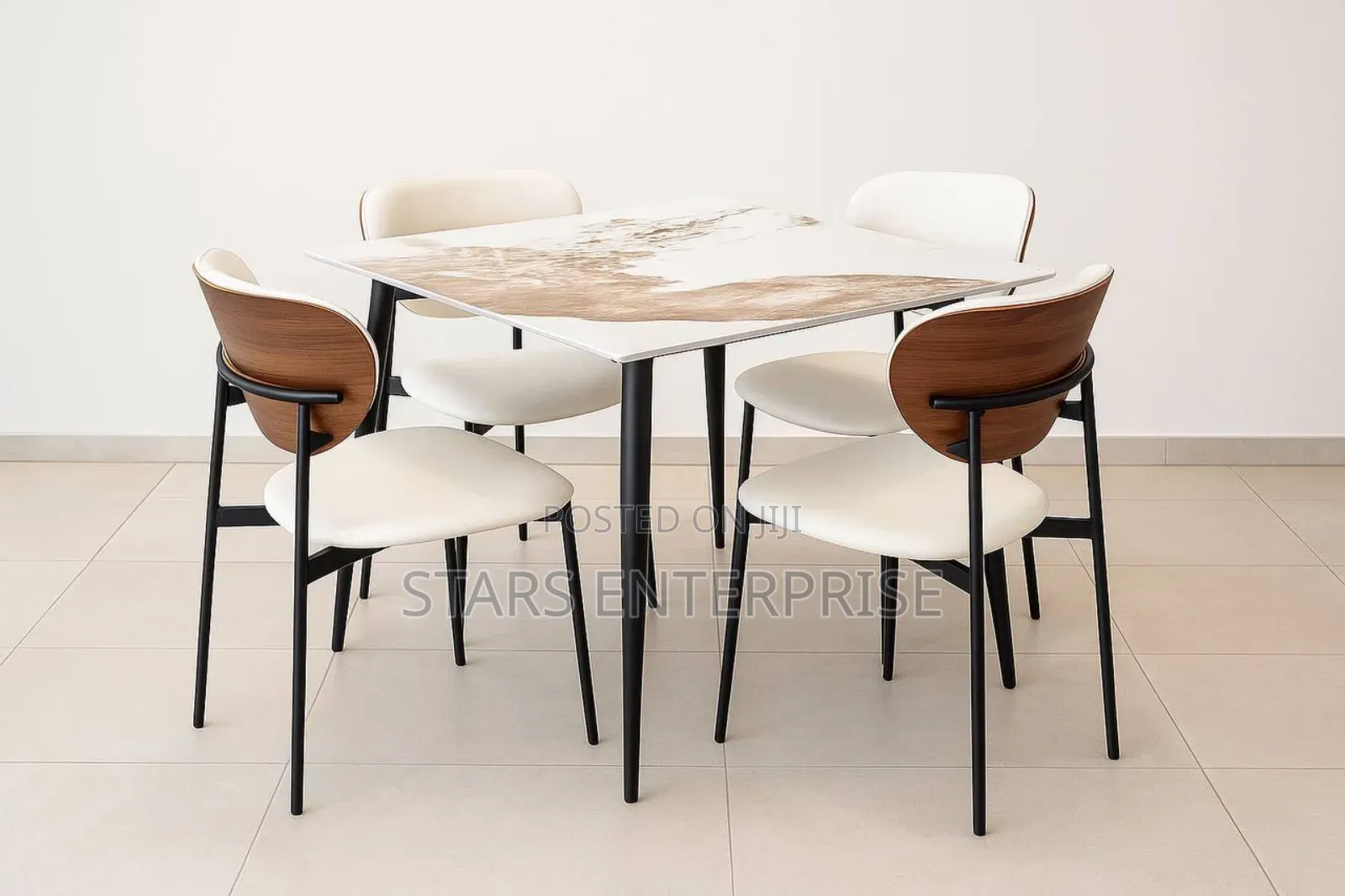 4 Seater Marble Dinning Set