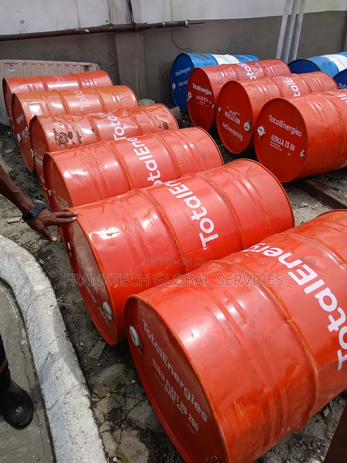 Total Energy Oil Drum 205 Liters