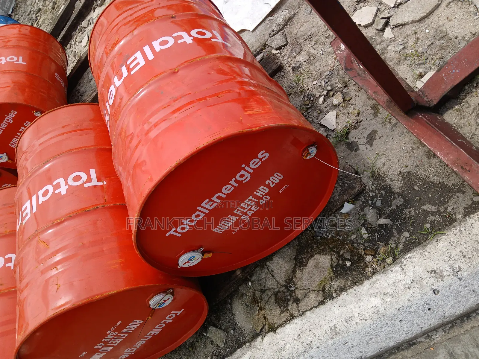 Total Energy Oil Drum 205 Liters