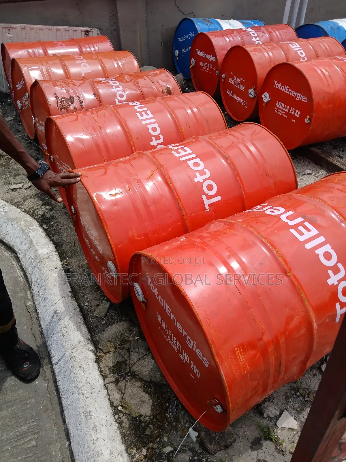 Total Energy Oil Drum 205 Liters
