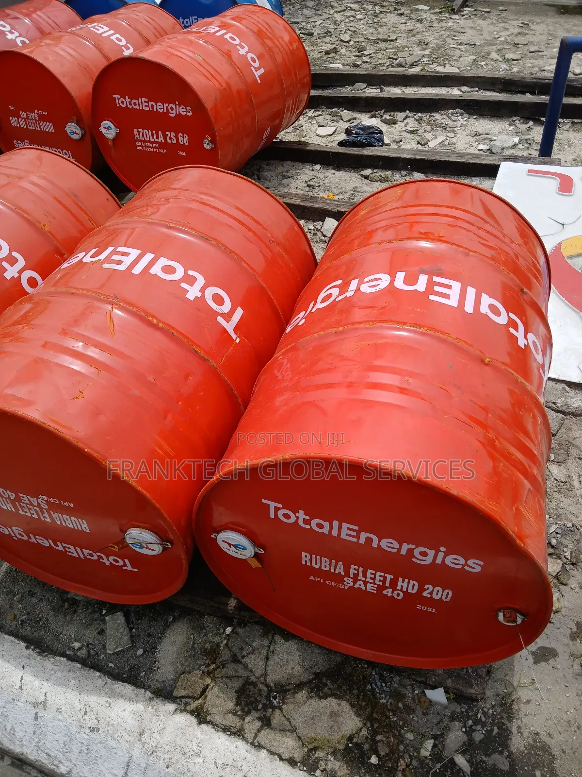 Total Energy Oil Drum 205 Liters