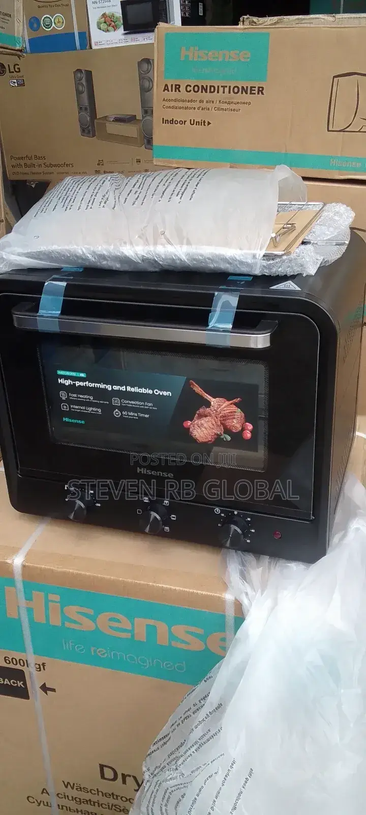 Hisense Toaster Oven 45l 2000w (H45tobk20s1)