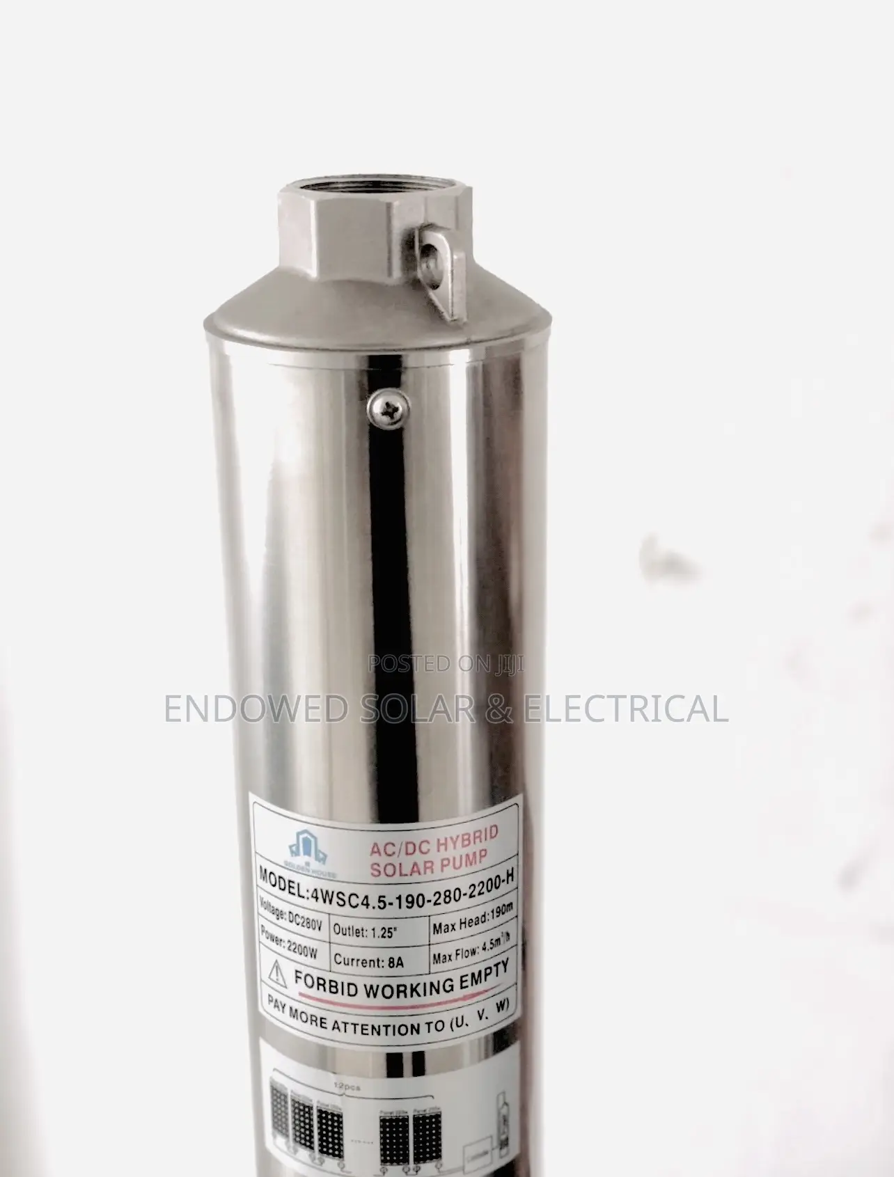 3hp Ac/Dc S Pumps Are Available in Stock