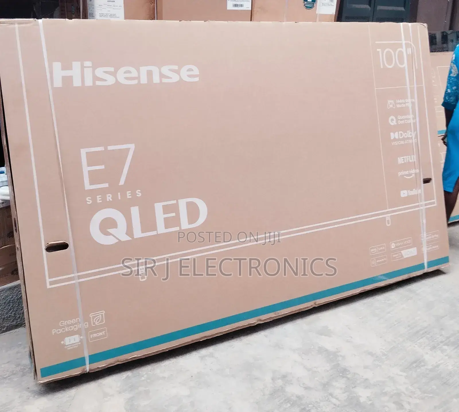 Original 100" Hisense Qled Google Smart Tv + Warranty