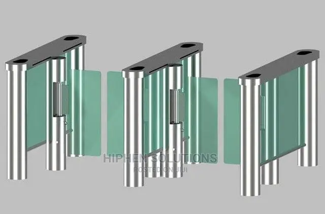 Bidirection Automatic Turnstiles TCP IP RFID Card Reader Swing Barrier