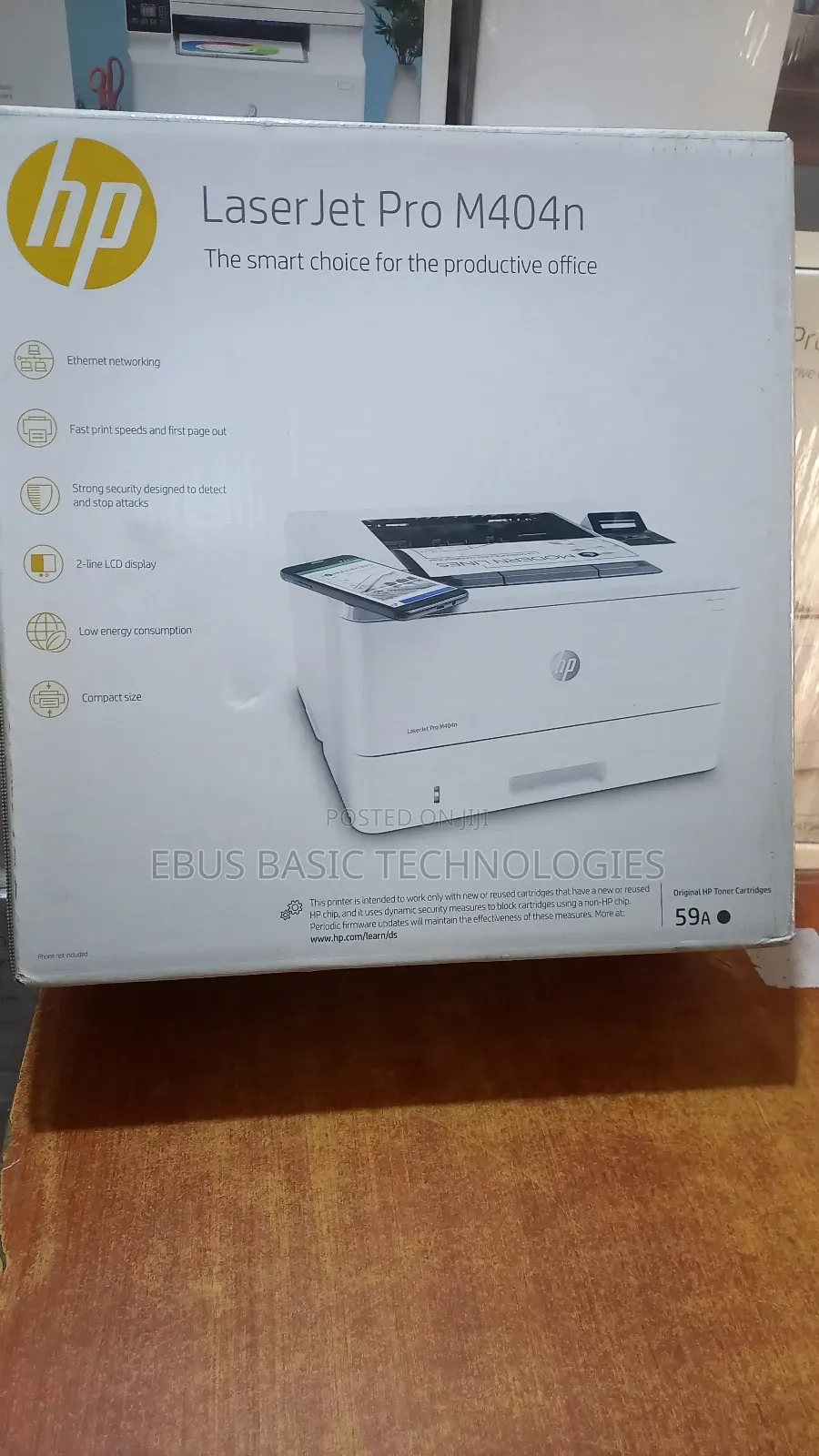 Hp Laserjet Pro M404n Single Black and White Printer