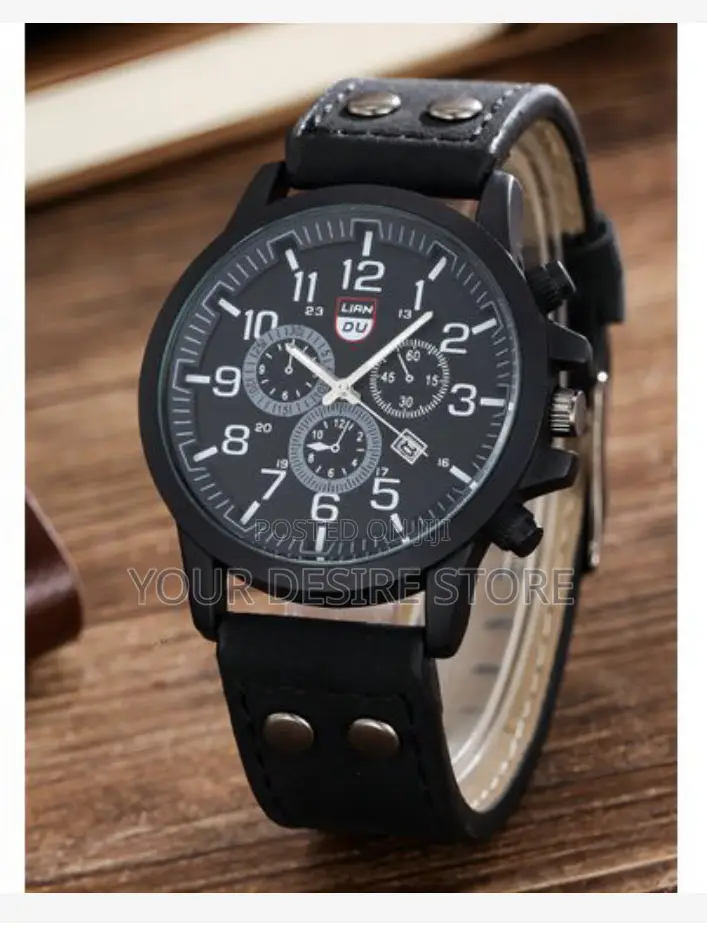 5-Piece Men's Watch and Bracelet Set, Watch Series