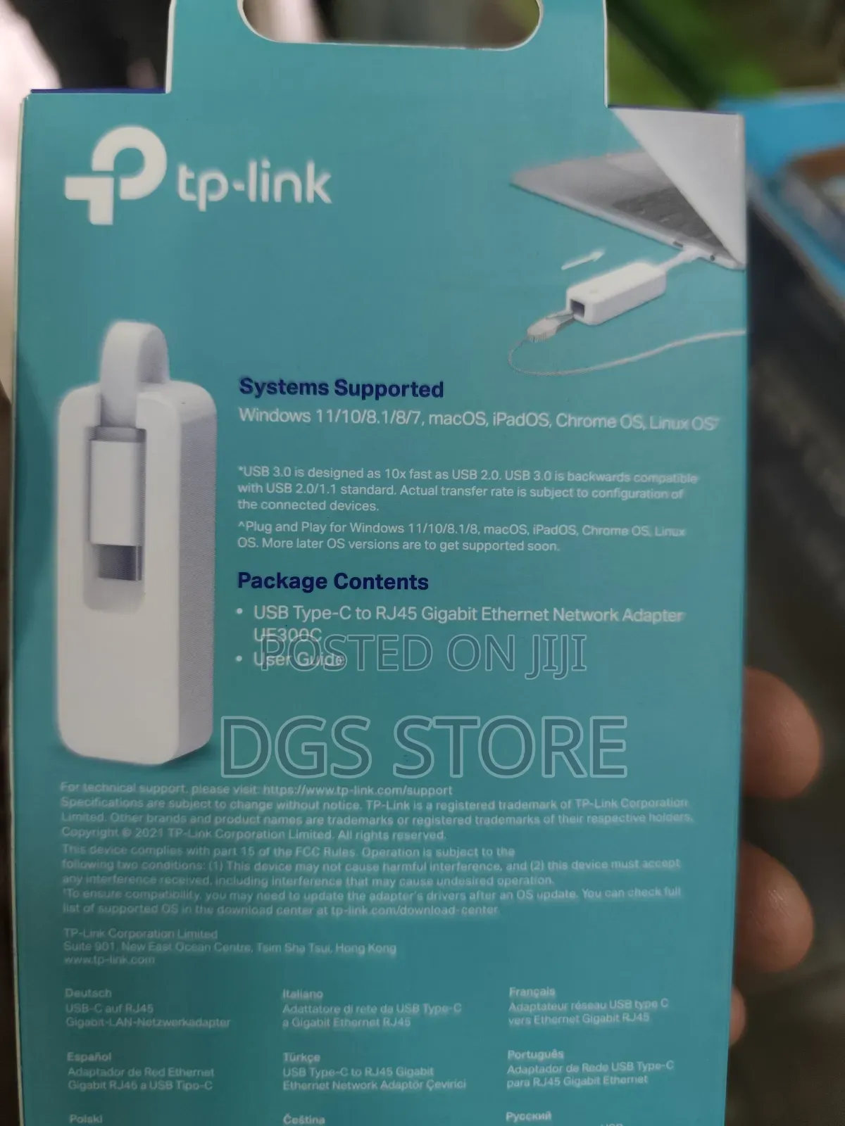 Tp Link Type C to Rj45 Gigabit Ethernet Network Adapter