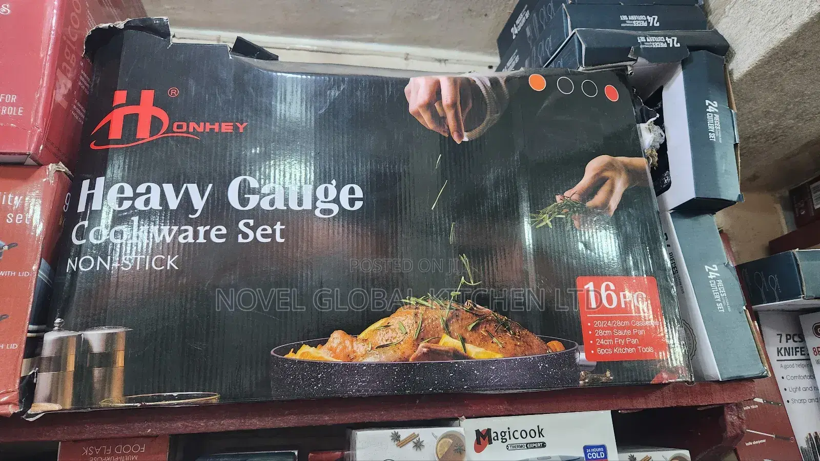 Non-Stick Heavy Gauge Cookware Set