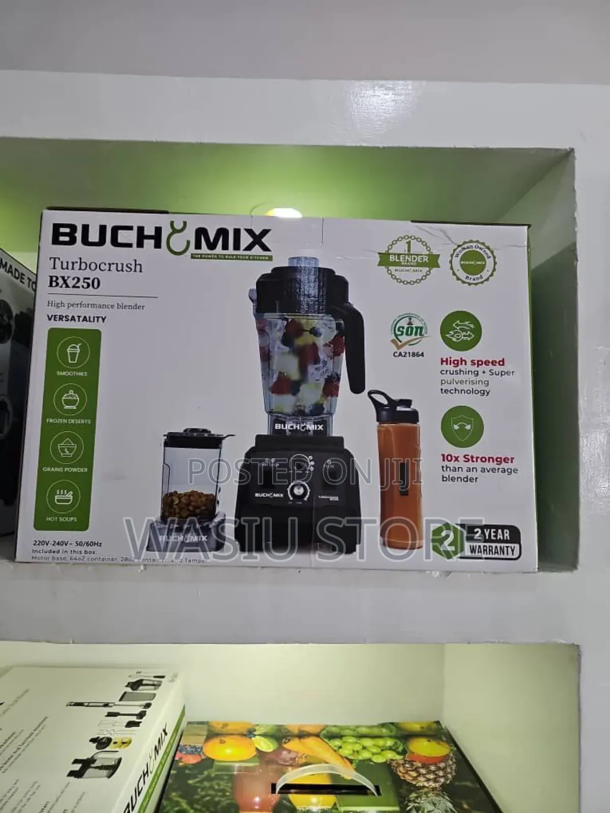 Buchymix Turbocrush Bx250 3-in-1 Commercial-Grade Blender