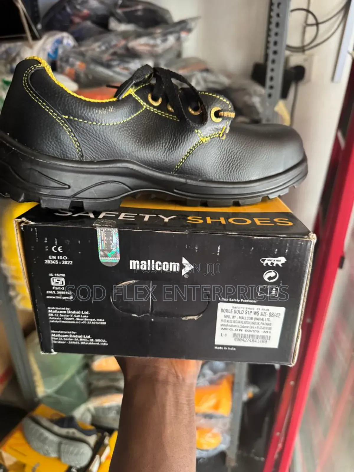 Mallcom Doxle Gold Durable And Quality Safety Shoe ๐