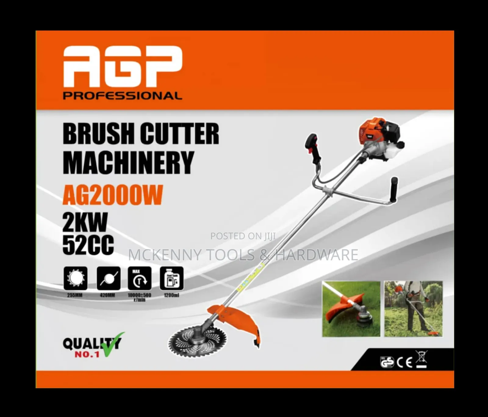 Gasoline-powered Brush Cutter, Also Known As A Weed Eater