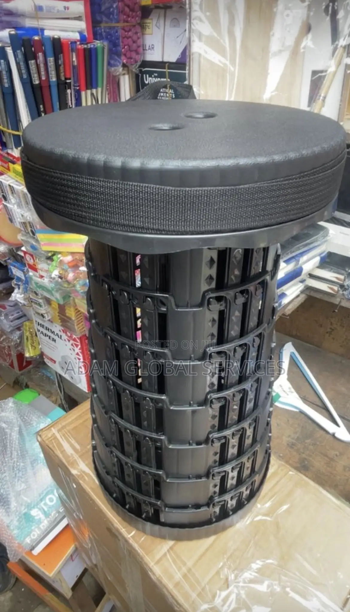 Portable, Foldable Telescoping Stool