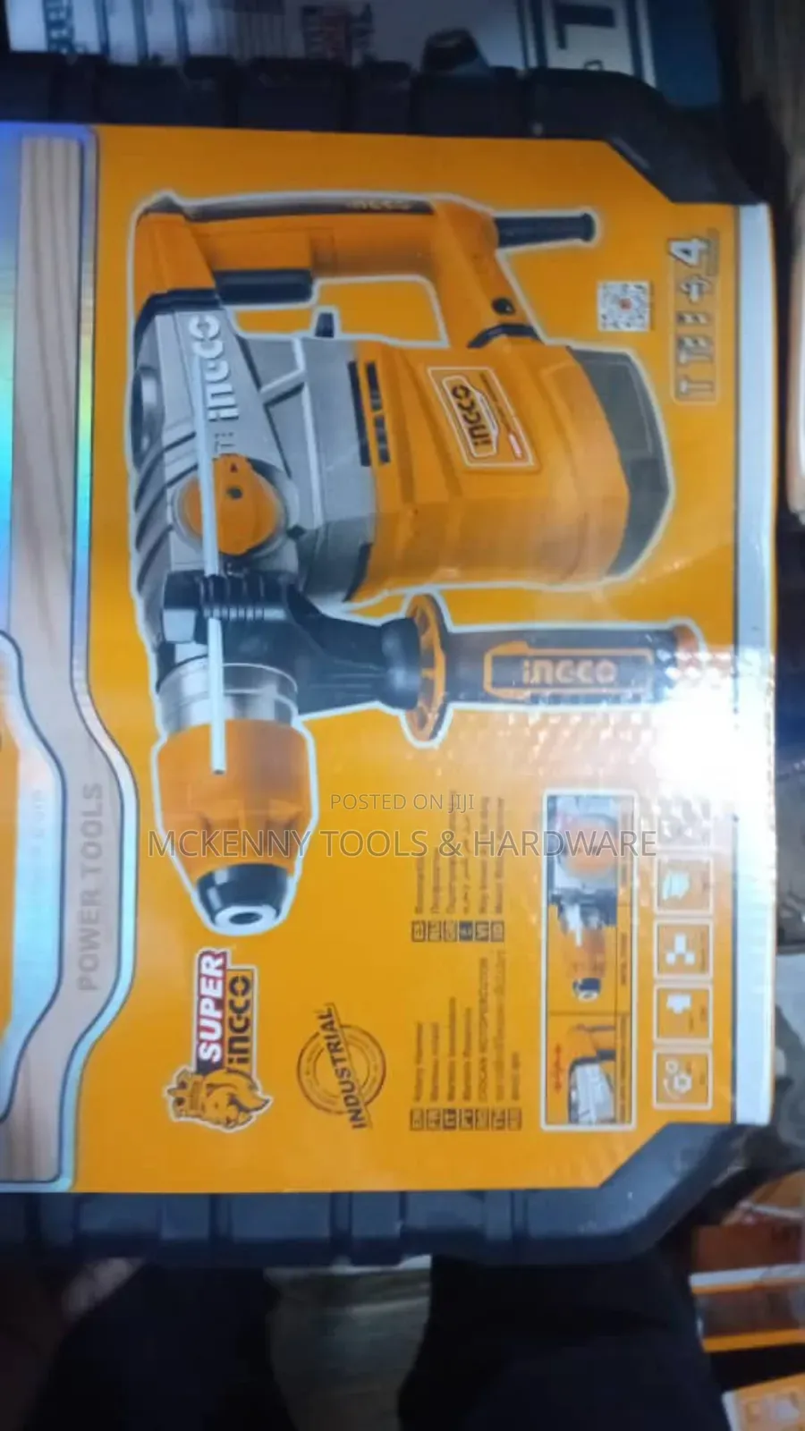 Ingco Rh150028 Rotary Hammer, a 1500w Heavy-Duty Tool Design