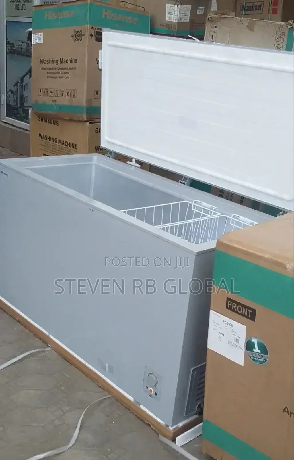 Hisense 420 Litres Chest Freezer Silver | FRZ Fc 55dd