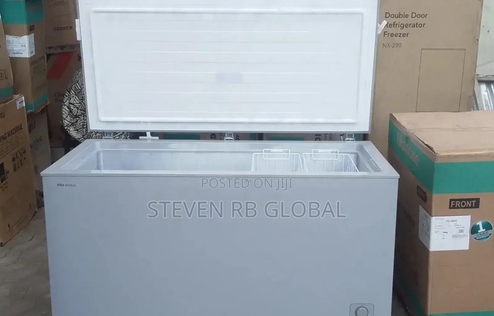 Hisense 420 Litres Chest Freezer Silver | FRZ Fc 55dd