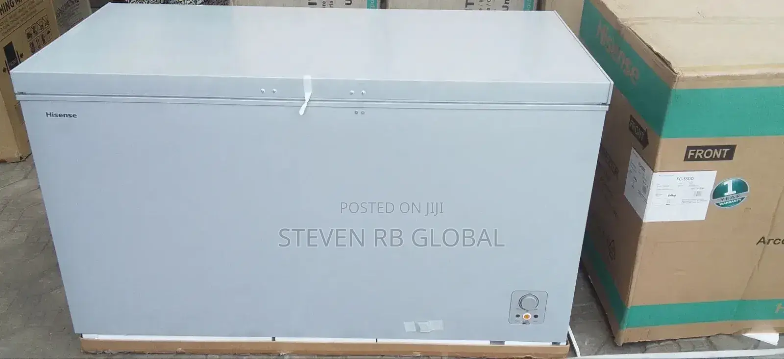 Hisense 420 Litres Chest Freezer Silver | FRZ Fc 55dd