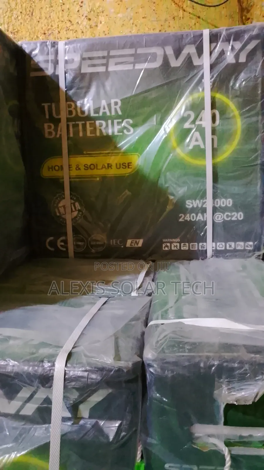 240amps Speedway Solar Tubular Battery