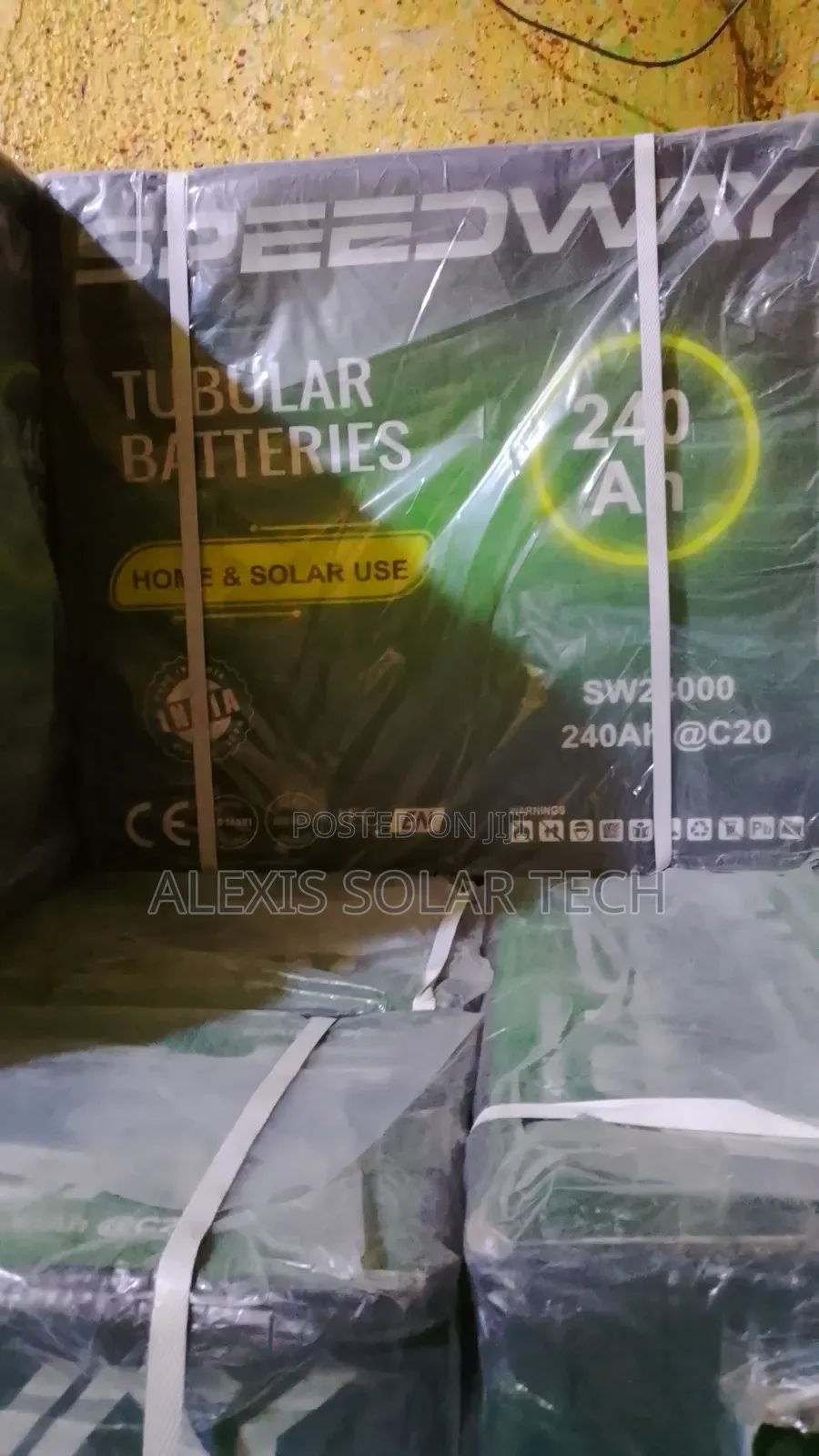 240amps Speedway Solar Tubular Battery