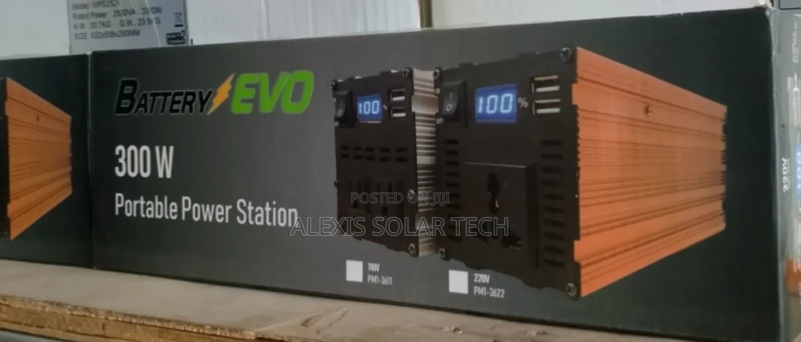 Battery Evo 300w Portable Solar Generator