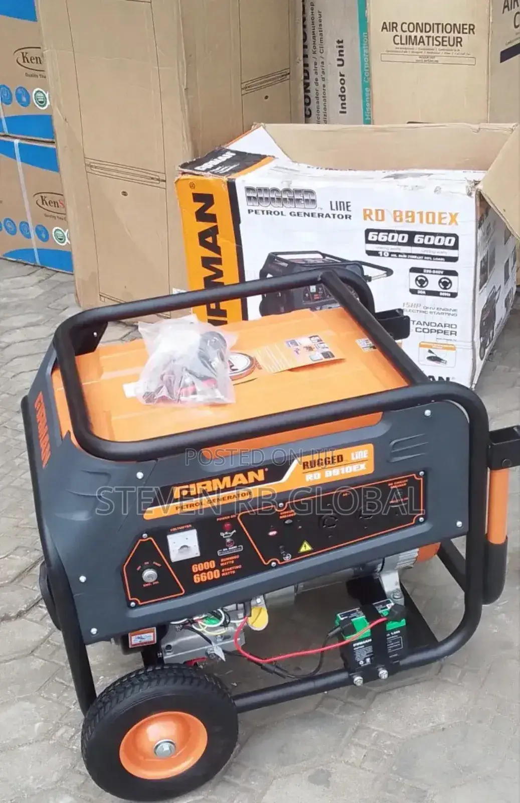 Sumec Firman Rugged 6.6kva Generator With Key Starter 8910ex