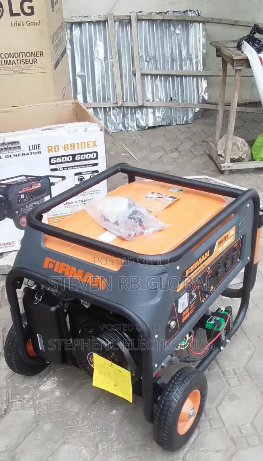 Sumec Firman Rugged 6.6kva Generator With Key Starter 8910ex