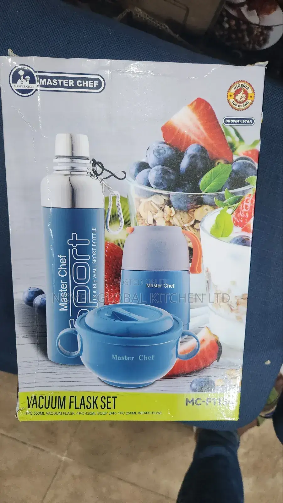 3in1 Vacuum Flask Set