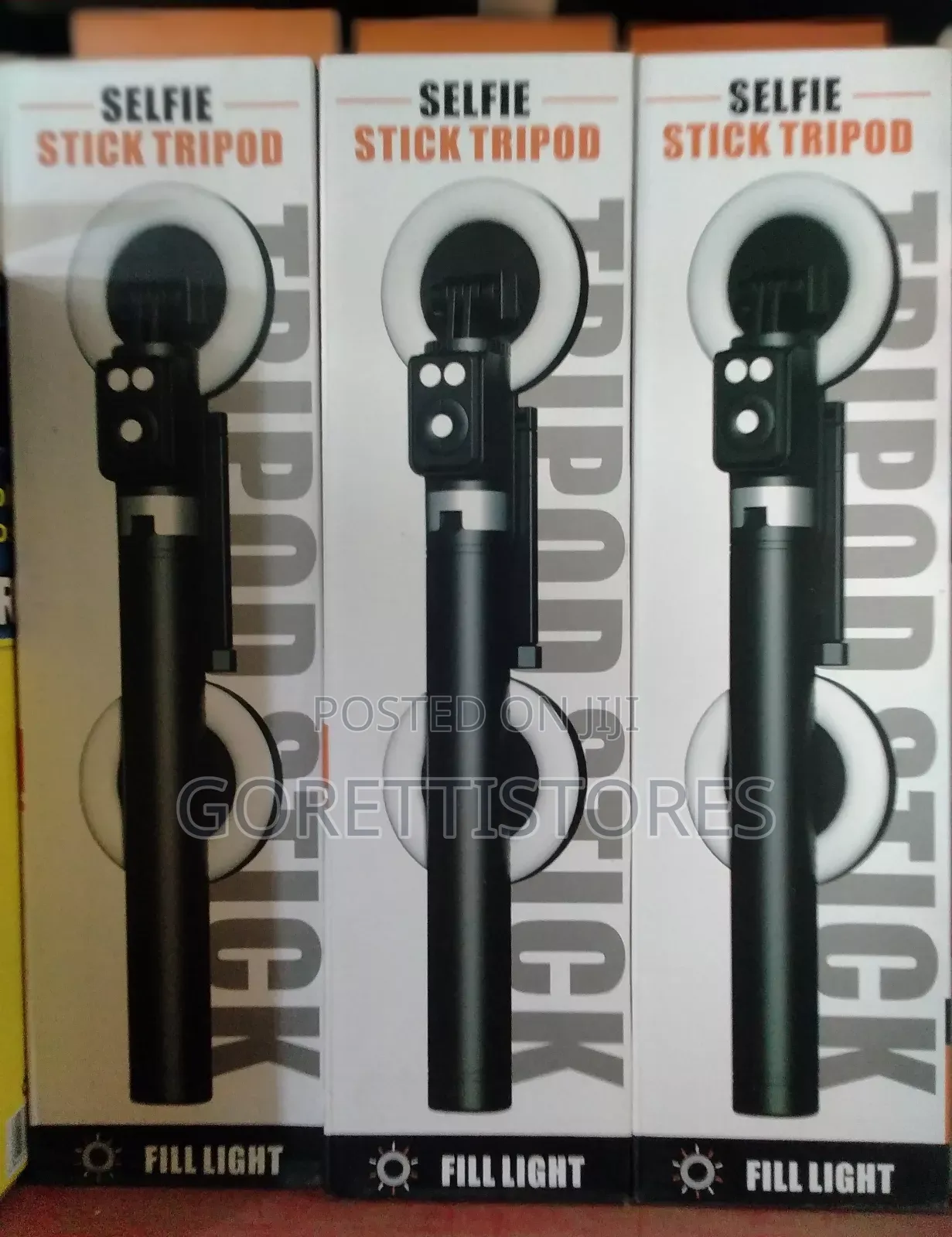 Selfie Stick Tripod With Ring Light