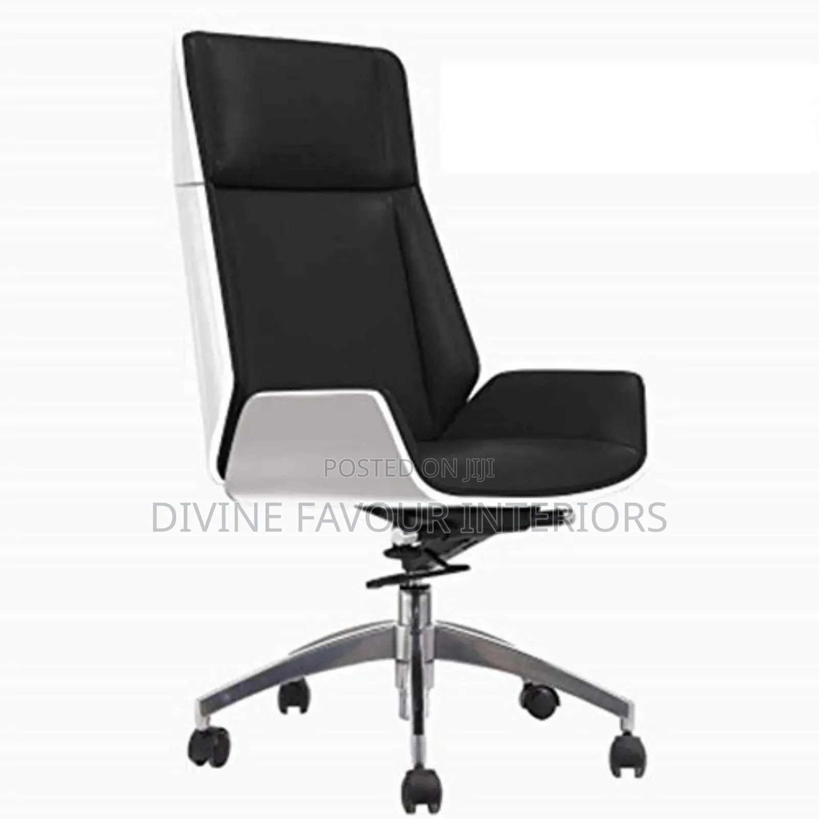 Executive Comfort Faux Leather Swivel Office Chair