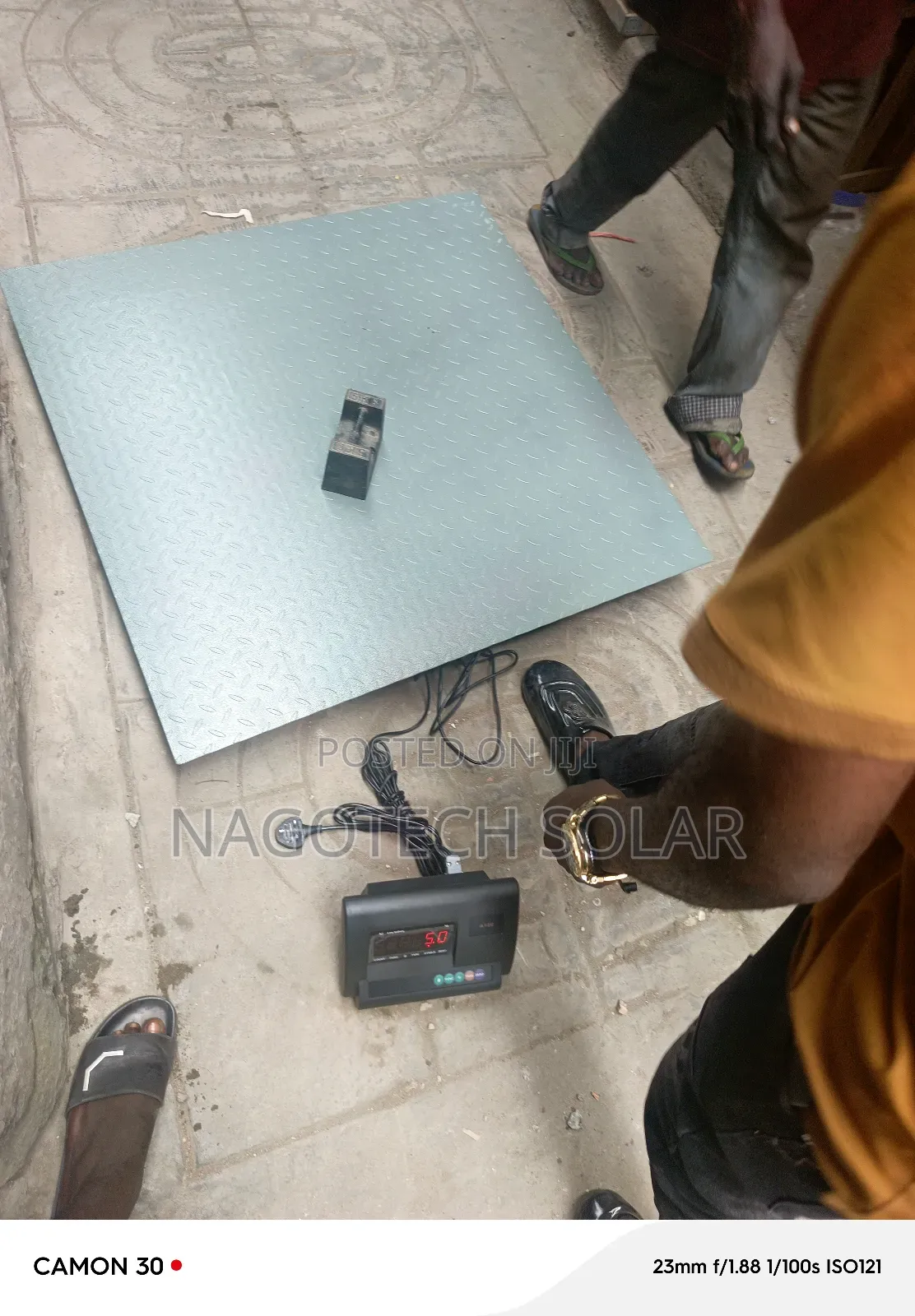 Maxwell 5ton Digital Floor Scale