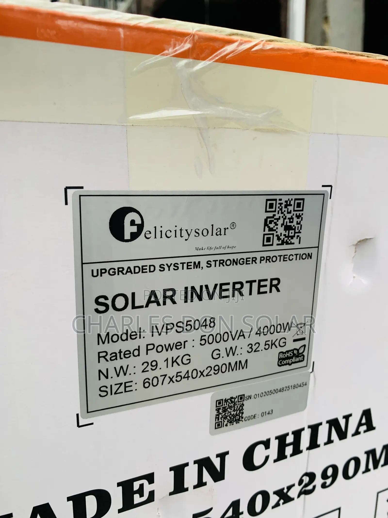 Felicity Inverter 5kva 48v
