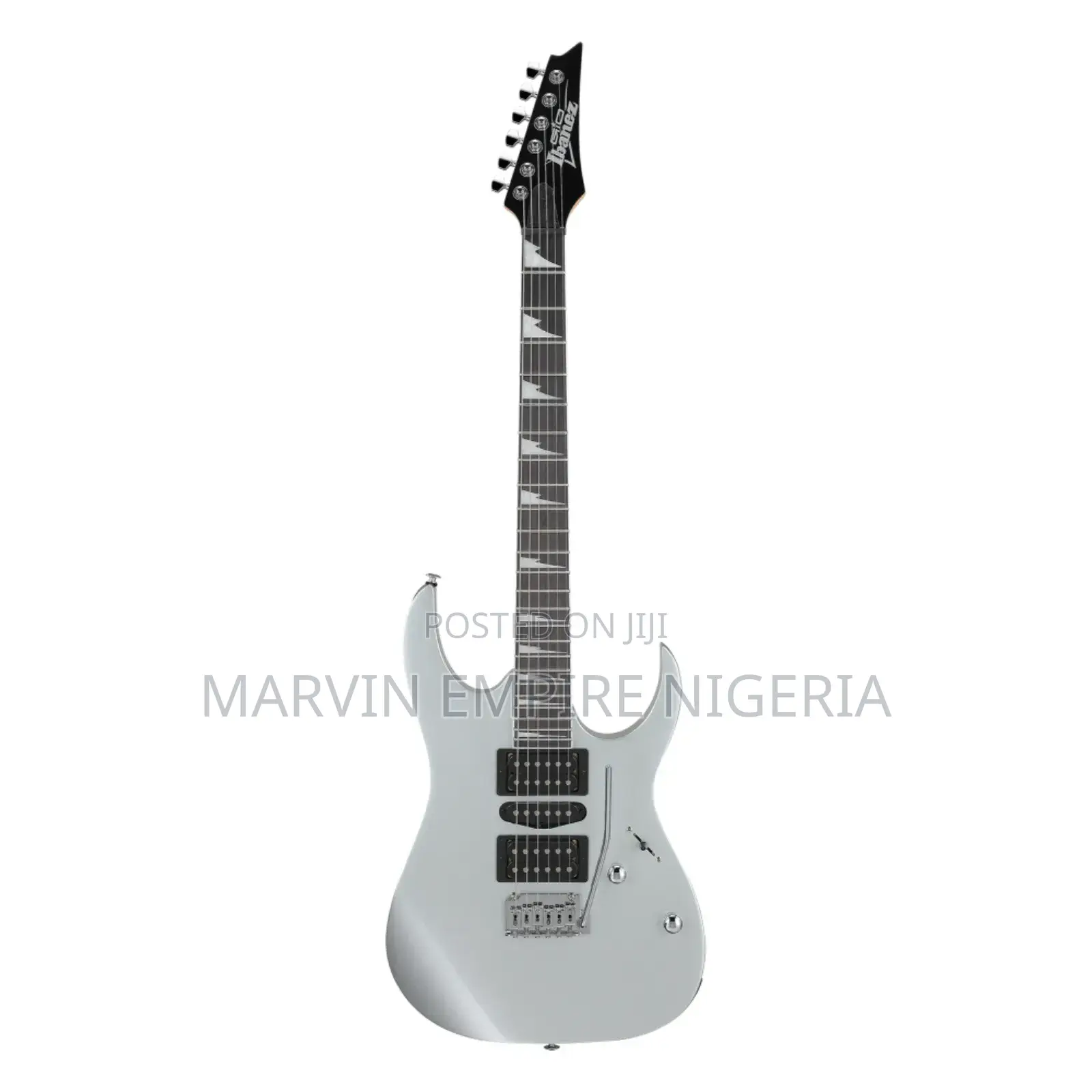 Ibanez Electric Guitar Silver Grg170dx With Strap, Cord, Bar