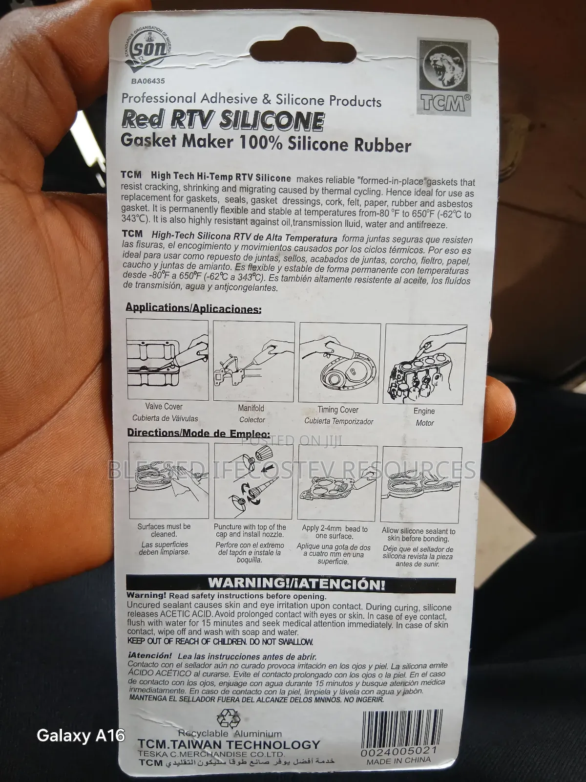 Gasket Gum RTV Red
